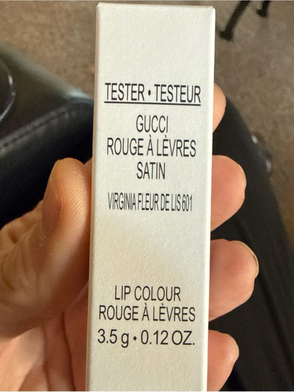 Gucci Satin Lip Colour (Virginia Fleur De Lis 601) - Tester